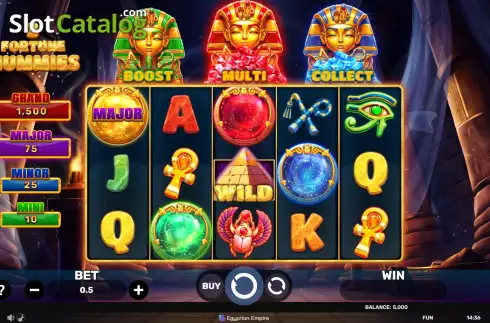 Скрин2. 3 Fortune Mummies слот