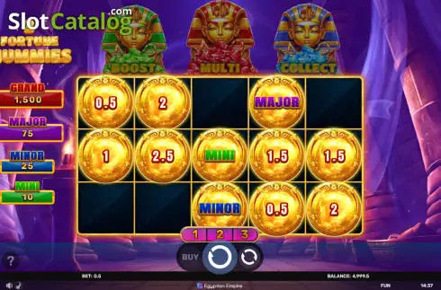 Скрин3. 3 Fortune Mummies слот