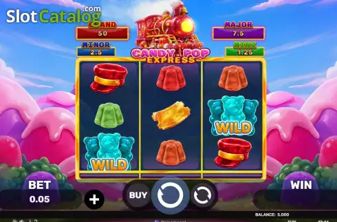 Скрин2. Candy Pop Express - Hold and Hit 3x3 слот