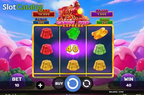 Скрин3. Candy Pop Express - Hold and Hit 3x3 слот