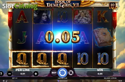 Скрин3. Book of Demi Gods 7 слот