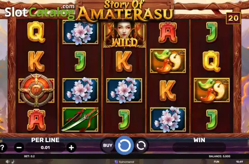 Скрин2. Story of Amaterasu слот