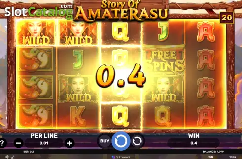 Скрин3. Story of Amaterasu слот