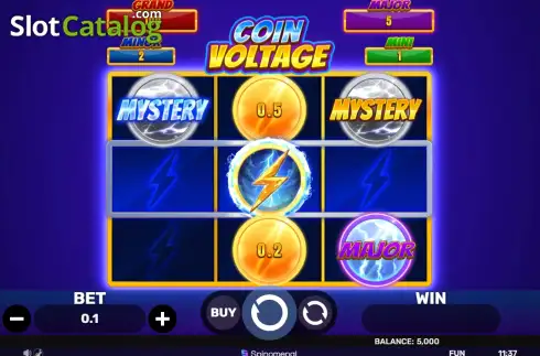 Скрин2. Coin Voltage - Blast the Bonus 3x3 слот
