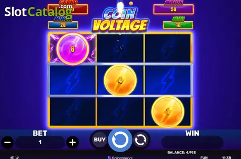 Скрин3. Coin Voltage - Blast the Bonus 3x3 слот
