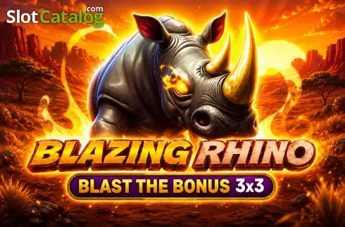 Blazing Rhino - Blast The Bonus 3x3 Spinomenal