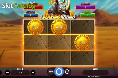Скрин3. Blazing Rhino - Blast The Bonus 3x3 слот