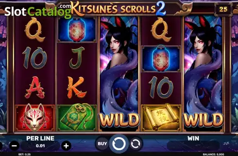 Скрин2. Kitsune's Scrolls 2 слот