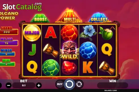 Скрин2. 3 Volcano Power слот