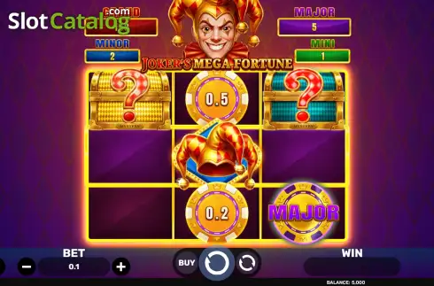 Скрин2. Joker’s Mega Fortune - Blast The Bonus 3x3 слот