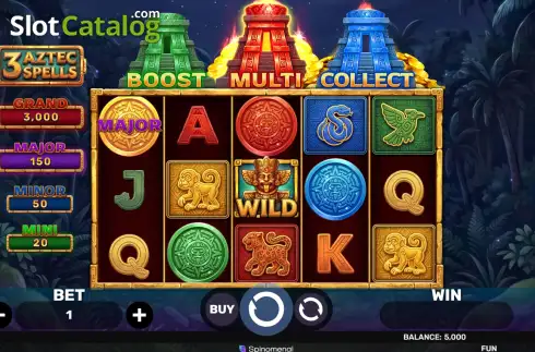 Скрин2. 3 Aztec Spells слот
