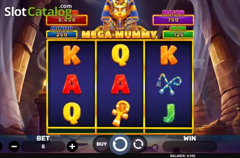Скрин2. Mega Mummy - Hold & Hit 3x3 слот