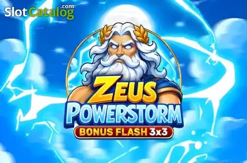 Zeus Powerstorm - Bonus Flash 3x3 логотип Zeus Powerstorm - Bonus Flash 3x3 логотип