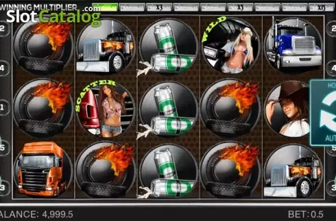 Скрин2. Blazing Tires слот