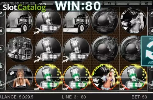 Скрин3. Blazing Tires слот