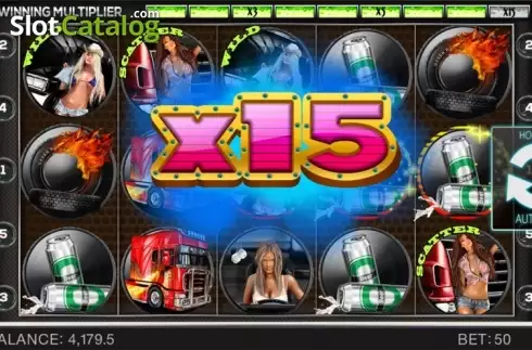 Скрин4. Blazing Tires слот