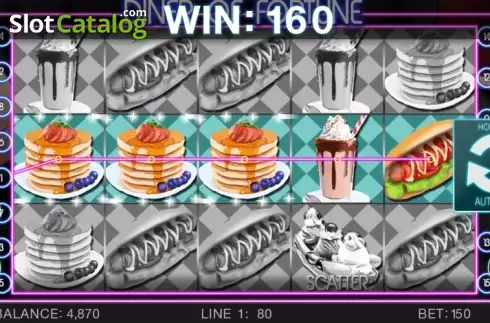 Скрин5. Diner of Fortune слот
