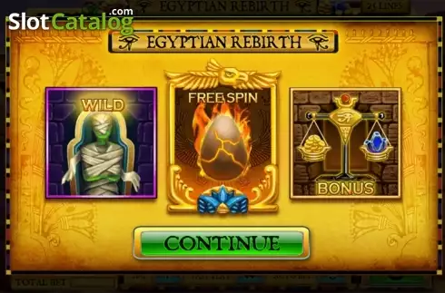 Скрин2. Egyptian Rebirth слот