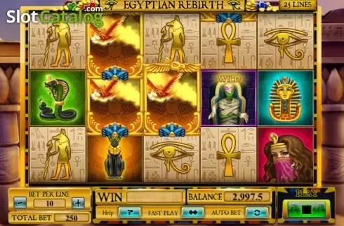 Скрин4. Egyptian Rebirth слот