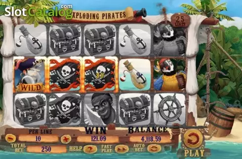 Скрин4. Exploding Pirates слот