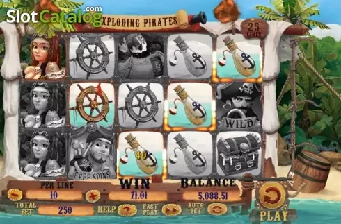 Скрин7. Exploding Pirates слот