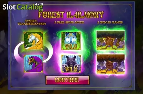 Скрин2. Forest Harmony слот
