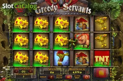 Скрин5. Greedy Servants слот