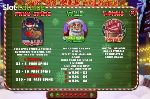 Скрин2. Santa's Wild Helpers слот