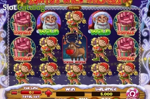 Скрин9. Santa's Wild Helpers слот