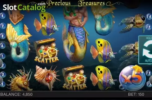 Скрин3. Precious Treasures слот