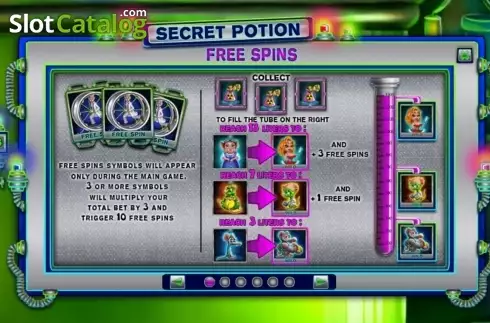 Скрин2. Secret Potion слот