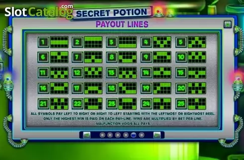 Скрин6. Secret Potion слот