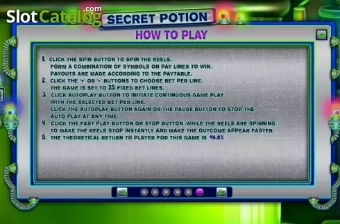 Скрин7. Secret Potion слот