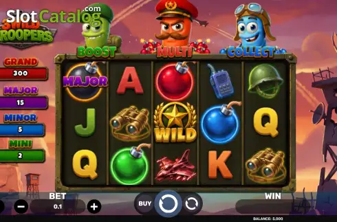 Скрин2. 3 Wild Troopers слот