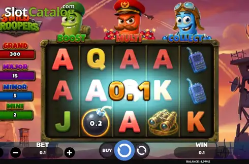 Скрин3. 3 Wild Troopers слот