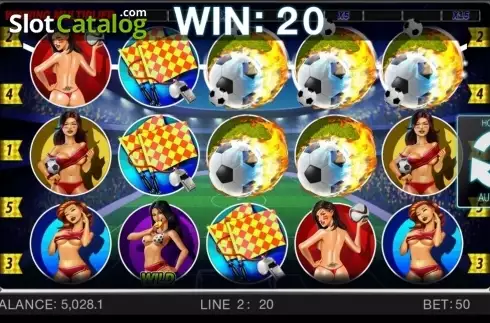 Скрин7. Soccer Babes слот