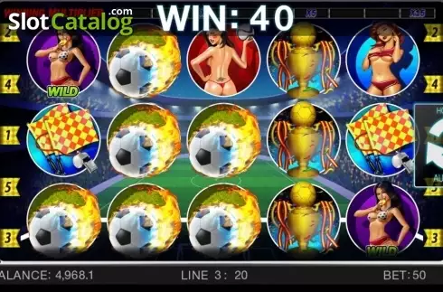 Скрин8. Soccer Babes слот