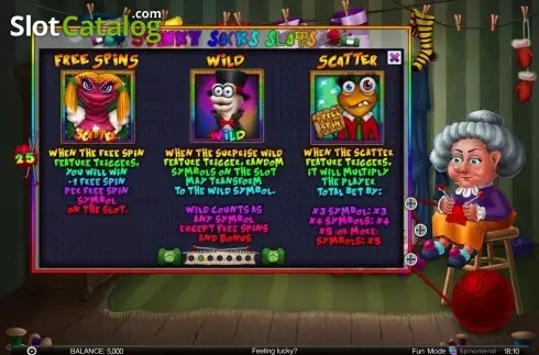 Скрин3. Stinky socks слот