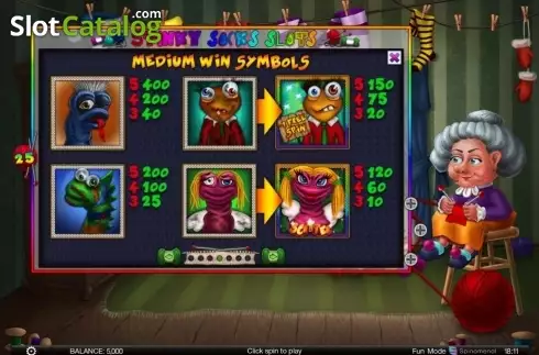 Скрин5. Stinky socks слот