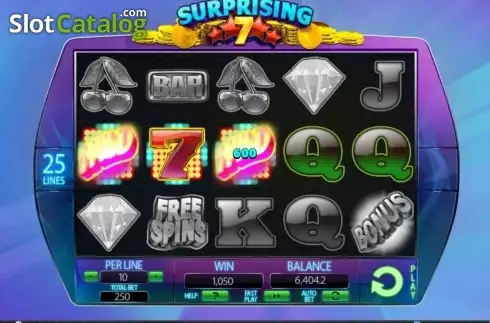 Скрин9. Surprising 7 слот