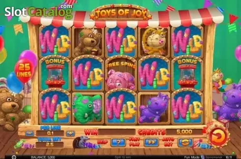 Скрин7. Toys of Joy слот