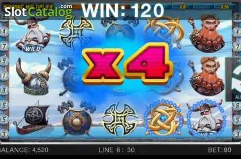 Скрин4. Viking's Glory слот