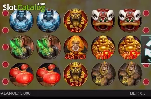 Скрин3. Year of the monkey (Spinomenal) слот