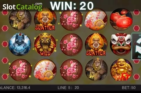 Скрин6. Year of the monkey (Spinomenal) слот