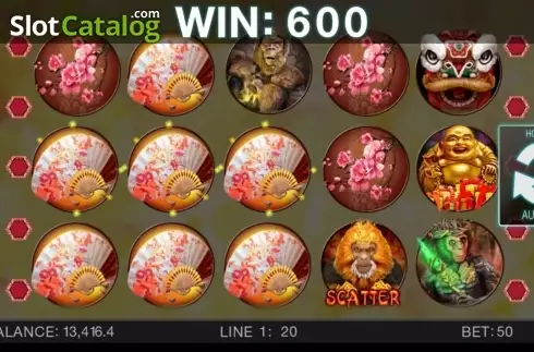 Скрин7. Year of the monkey (Spinomenal) слот