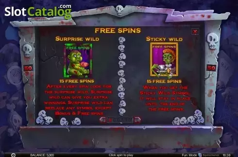 Скрин2. Zombie slot mania слот
