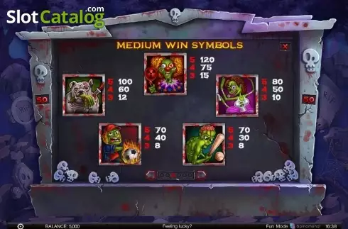 Скрин4. Zombie slot mania слот