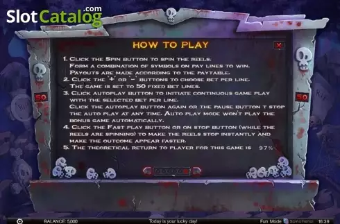 Скрин7. Zombie slot mania слот