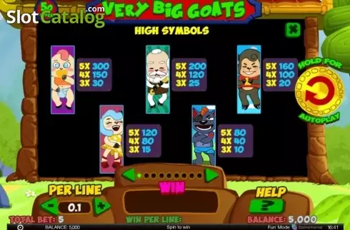 Скрин2. Very Big Goats слот