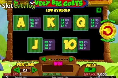 Скрин3. Very Big Goats слот